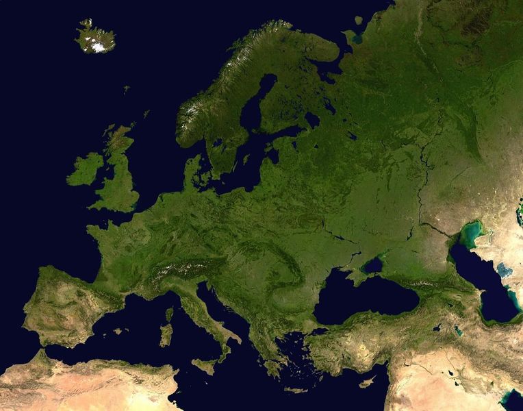 File:Europe satellite orthographic.jpg